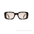 Fashion Design Square UV400 Polarisierte Acetat -Sonnenbrille